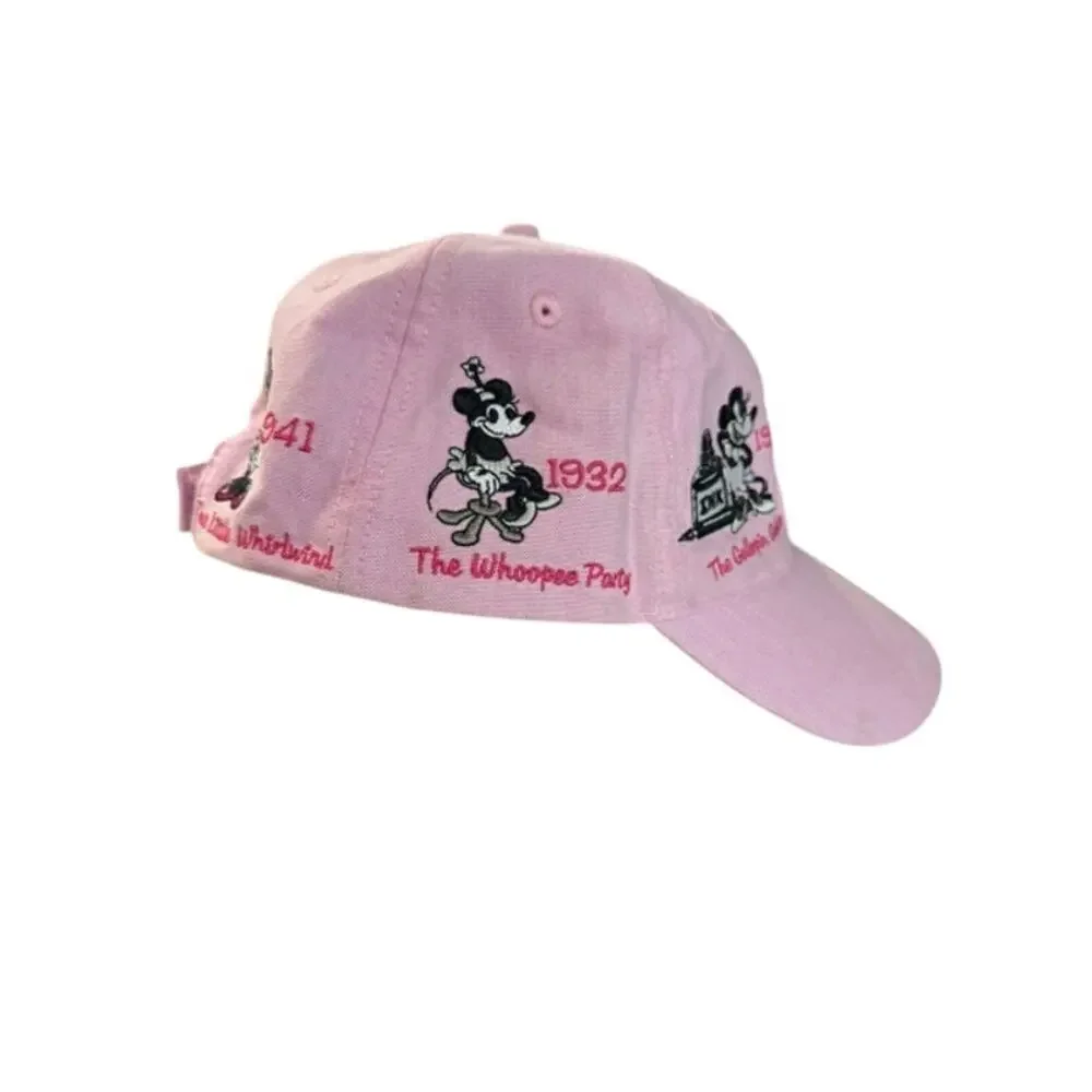 Minnie Mouse Disney Park Authentic Original Pink Hat in Excellent Condition